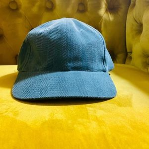 Vintage 1980’s Blue Corduroy Cap